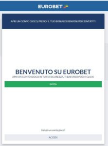 prima pagina iscrizione eurobet