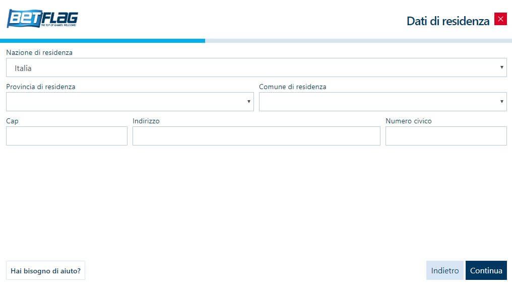 registrazione betflag