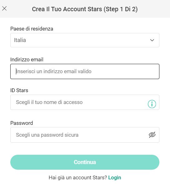 registrazione skybet