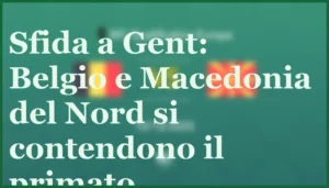 belgio macedonia del nord sorpasso di diavoli rossi
