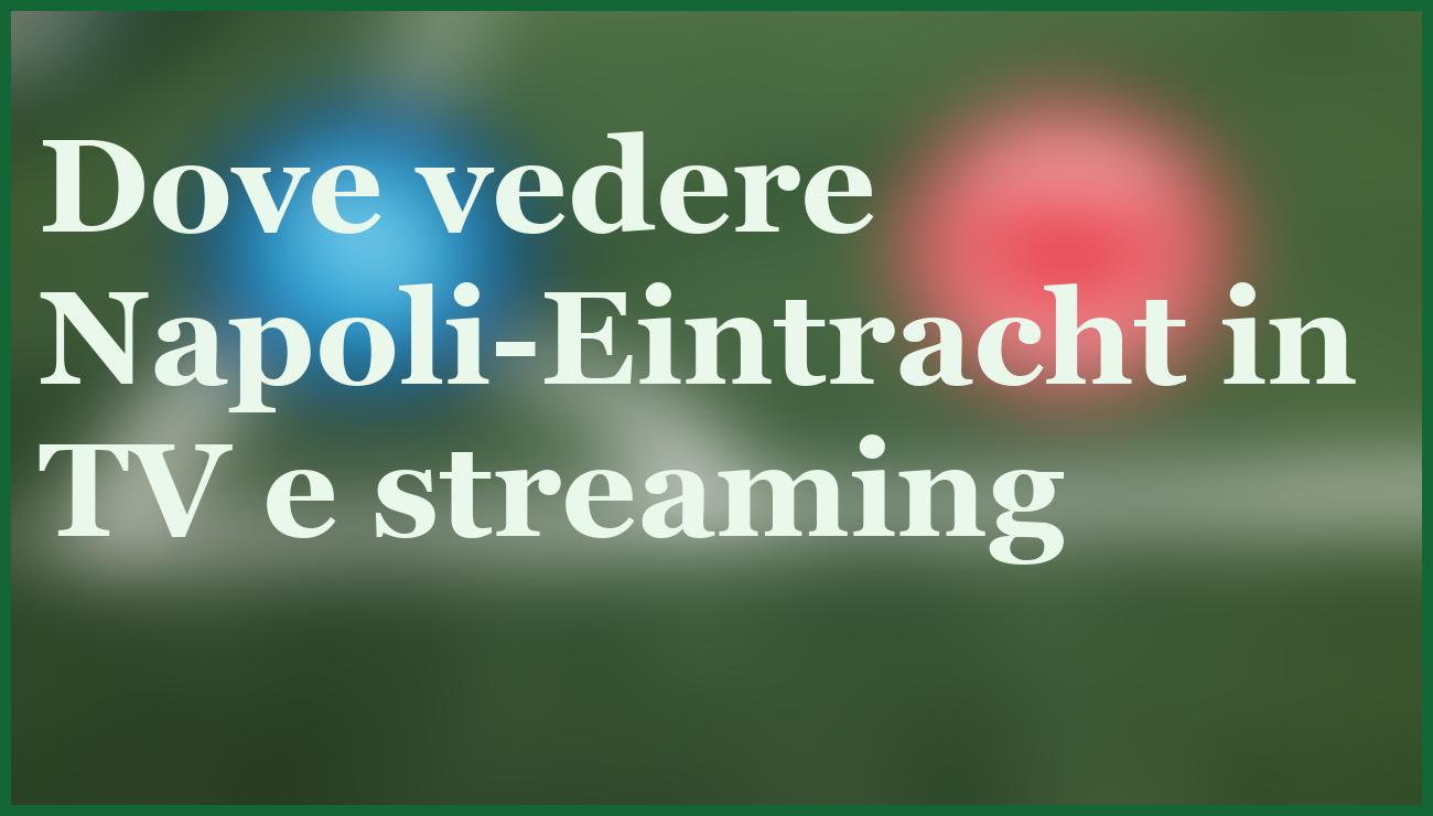 Napoli Eintracht 4 Novembre 2025: Pronostico, Quote e Analisi del Match 6 - dettaglio