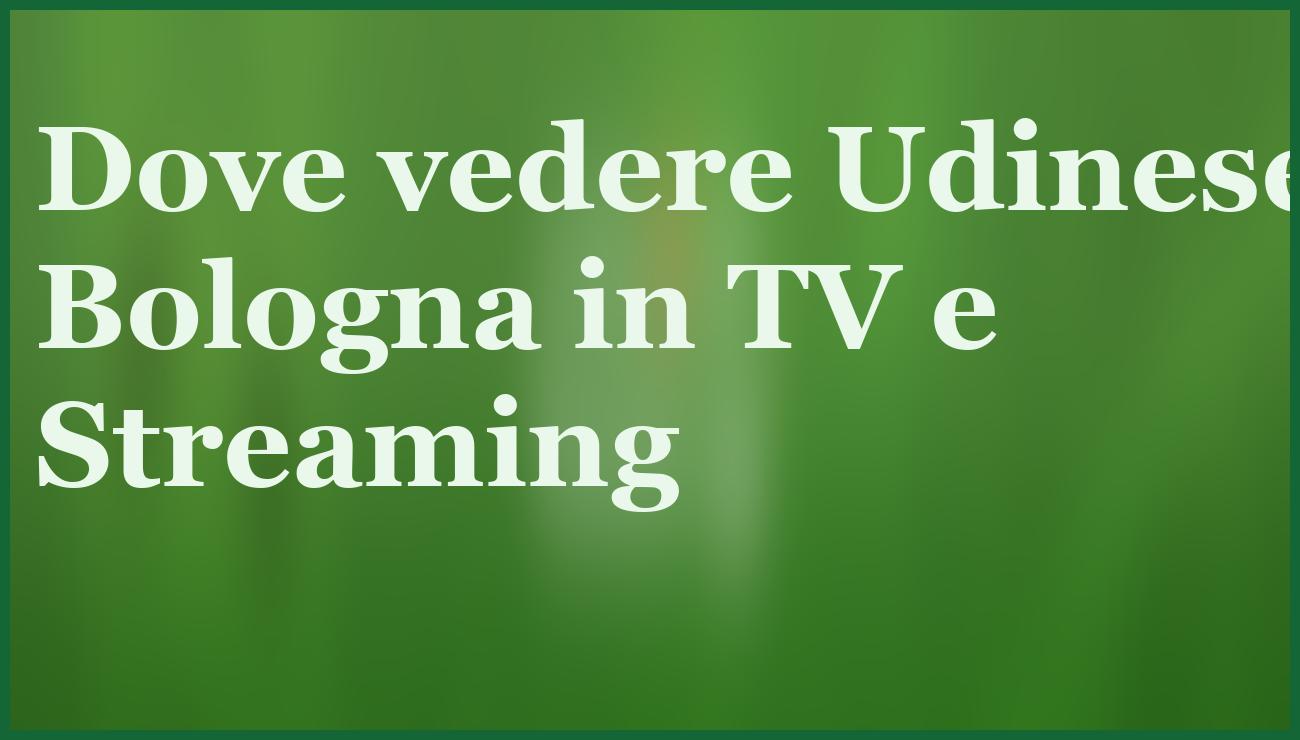 Udinese Bologna 22 Novembre 2025: pronostico, quote e analisi Serie A 6 - dettaglio