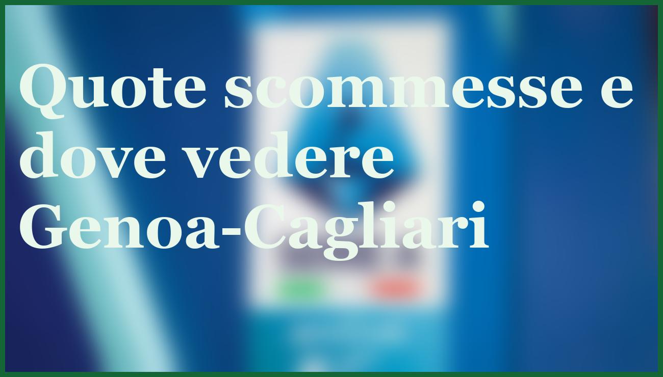 Genoa-Cagliari, sfida decisiva per la salvezza il 12 gennaio 2026 14 - dettaglio